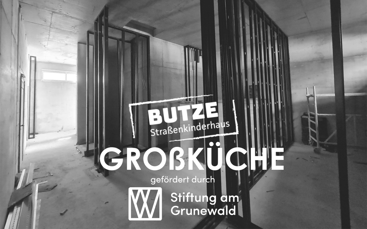 Stiftung am Grunewald spendet die Großküche für das neu entstehende  Straßenkinderhaus Butze