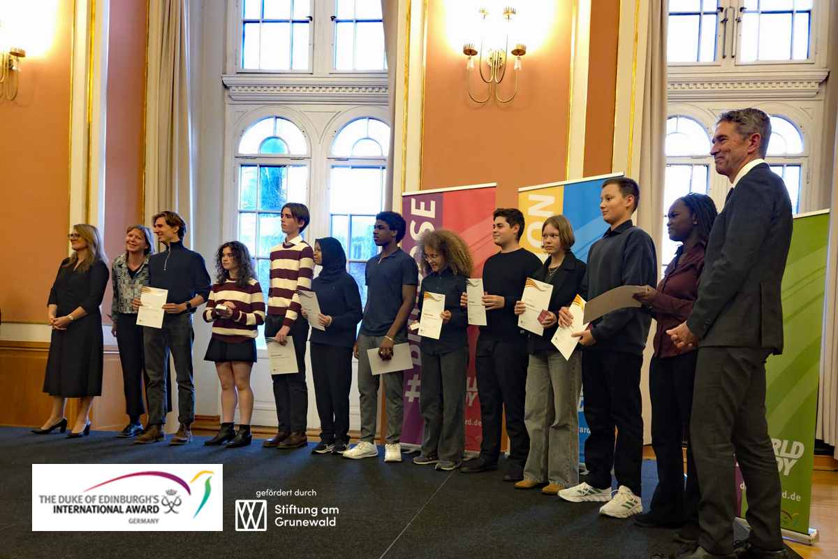Verleihung des Duke of Edinburgh’s International Award 